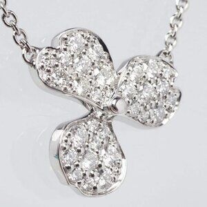 Tiffany & Co. Platinum and Diamond Flowers Pendant Necklace